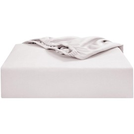 Soroor® Bedding & Linen | Microfibre Single Fitted Sheet, White - Deep Pocket 12 inch (30 cm) | Super Soft Fabric, Easy Care, Strong Elastic Hem Bed Sheet | 90 x 190 x 30 cm (UK Single)