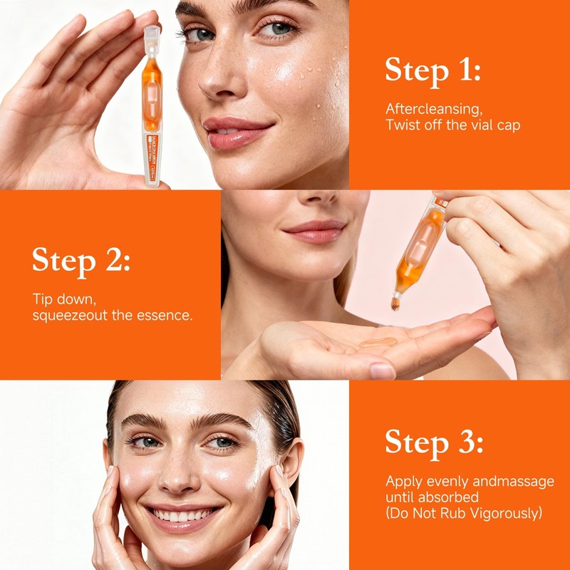 2 Pack Salmon DNA PDRN Peptide Serum, 30 Vials