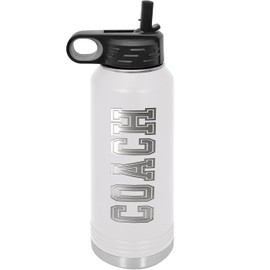 32oz Insulated Water Bottle with Permanent Coach Etch