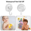 Pack of 4 Suction Cup Hooks Max 5 kg Suction