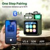 Mini Bluetooth Speaker, Smart Wireless Portable Speaker with Touchscreen, Loud