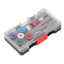 Fafeicy Pelacables para Taladro Eléctrico Awg, Aleación de Aluminio, Pelado Rápido para Electricistas, Herramienta Compacta Portátil para Cables de Ca