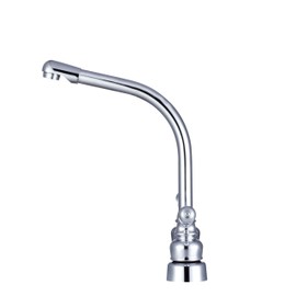 Dura Faucet DF-PK210C-CP Hi-Rise RV Kitchen Sink Faucet with Classical Levers (Chrome)
