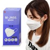 JN95MASK Domestic Mask, Non-woven Fabric, JN95 Mask, White, 30 Sheets