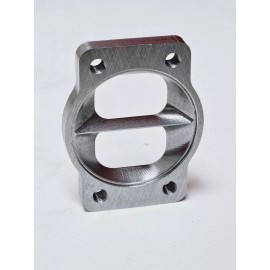 CFS T3 Divided to 3.0" inch Inlet Turbo Flange Transition 1/2" GT30  HX27 HX30 HX35