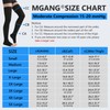 MGANG 15-20mmHg Medical Compression Stockings for Women and Men, Open
