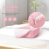 P Pothuiny Pink Cube Pillowcase Cover, Square Satin With Hidden