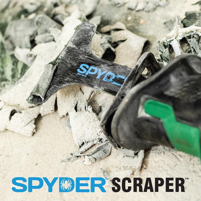 Spyder Scraper 00243 Scraping Tool Attachment for Reciprocating Saws, Black,