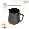 400ml PTFE Pointed Mouth Milk Frothing Jug Stainless Steel Coffee