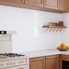 VaryPaper 10 Sheets 12''x12'' White Peel and Stick Backsplash for