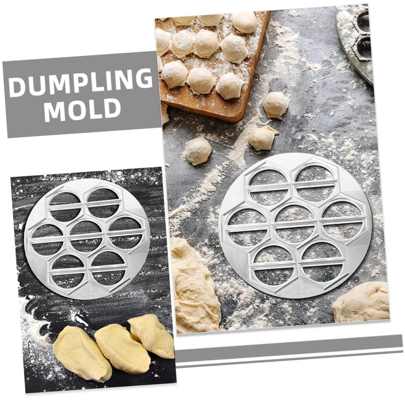 Zerodeko 2pcs Dumpling Maker Aluminum Mold Versatile Ravioli Wonton Press