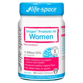 Life-Space Urogen™ Probiotic for Women with Cranberry 60 Hard Capsules