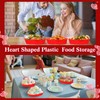 Yerliker 24 Pieces Valentine's Day Heart Shaped Storage Containers 22