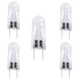 Swess 5 Pack WB08X10057 Microwave Oven Light Bulb Comaptible with GE General Electric, 130 Volts 50 Watt Halogen Lamp Replaces 1472417, AP4369133, WB08X10051 Replace