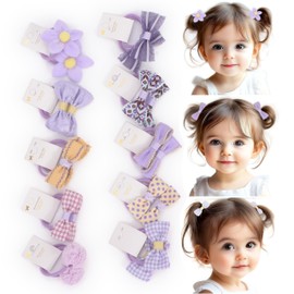 BIANHUAN Hair Ties for Children, Ribbon Hair Accessories, Kids Hair Ties, Baby Hair Ties, Children Hair Ornaments, Stylish Hair Decorations, 20-Piece Set, Colorful, for School Entrance, Celebration