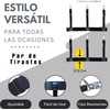 Par de Tirantes para Camisa 2 Sujetadores para Camisa Elasticos