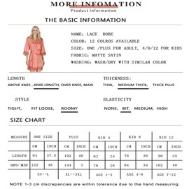 Y WJing Yi Jia Bride Robe Womens Kimono Robes Satin Bridesmaid Wedding Party Robes Bridal Morning Robe Silk Robes Lace Trim Silky Dressing Gown Monograms