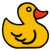 Yellow Duck Squeaky Duck Bath Duck Sew-On Patch Iron On