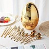 New Home Essential 2025 Creative Tableware Set - 24-Piece Stainless