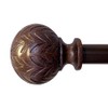 Hermosa 26-48 Inch Adjustable Curtain Rod Set, 5/8 Inch Diameter