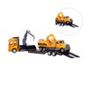 1:50 Engineering Trailer Model Toys Movable Arm Vehicle Model Set