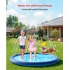 QPAU 67” Non-Slip Splash Pad for Kids and Dogs –