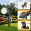BONLION Solar Lights Outdoor Spot Light Waterproof: 1000LM Adjustable Cool