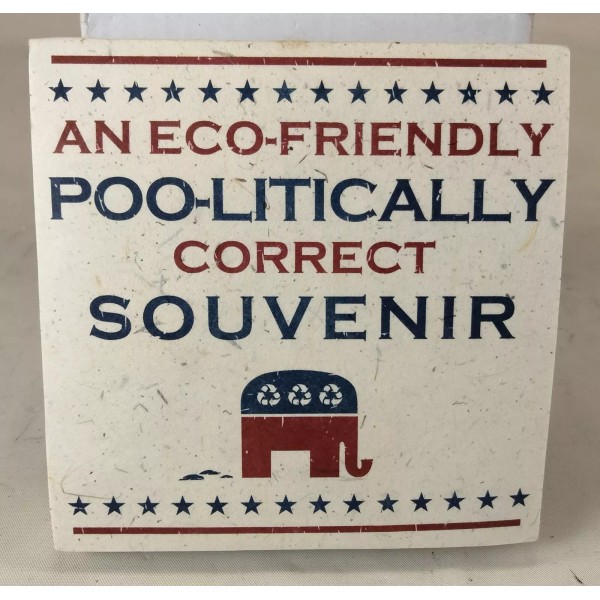 Unbranded Republican Elephant Poop Novelty Pad Gag Gift Scratch Pad