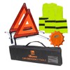iMonse Warning Safety Triangle Kit, Emergency Roadside Warning Reflective Triangle