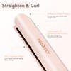 Titanium Flat Iron, 1 Inch Hair Straightener & Curler