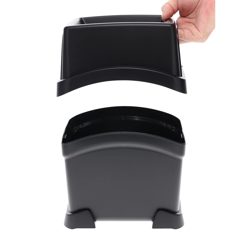 Carmate DZ573 Car Trash Can with Tray [With Supporter That