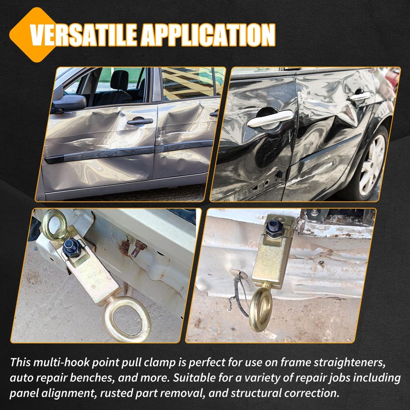 FLKQC 5-Ton 2-Way Auto Body Repair Clamp - Heavy Duty