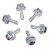 Lazmin PC Water Cooling 6 PCS Two-Touch Fitting G1 /