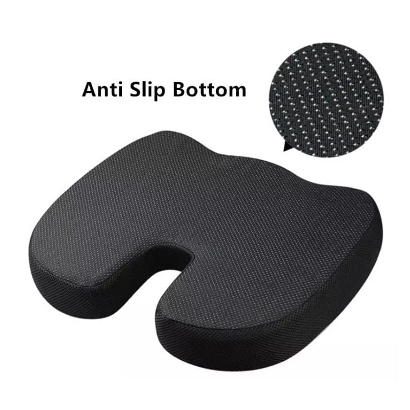 Comfort4U Orthopedic Memory Foam Seat Cushion for Car seat -