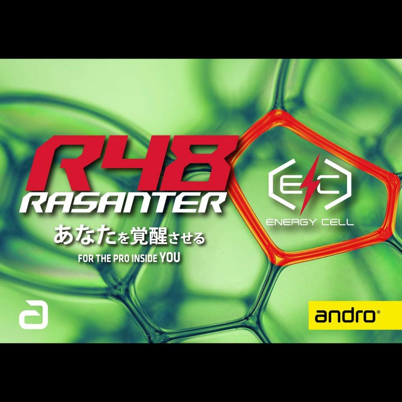 andro 112280 Table Tennis Table Tennis Soft Rubber Razanter R48