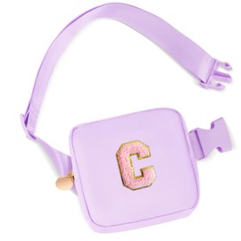 Uygafly Customized Birthday Gifts for 2 3 4 5 6 7 8 9 10 11 Year Old Girls - Mini Fanny Pack Cute Crossbody Bag Trendy Stuff,Graduation Gifts for Girls Teens Kids Daughter Sister Her - Lavender,C