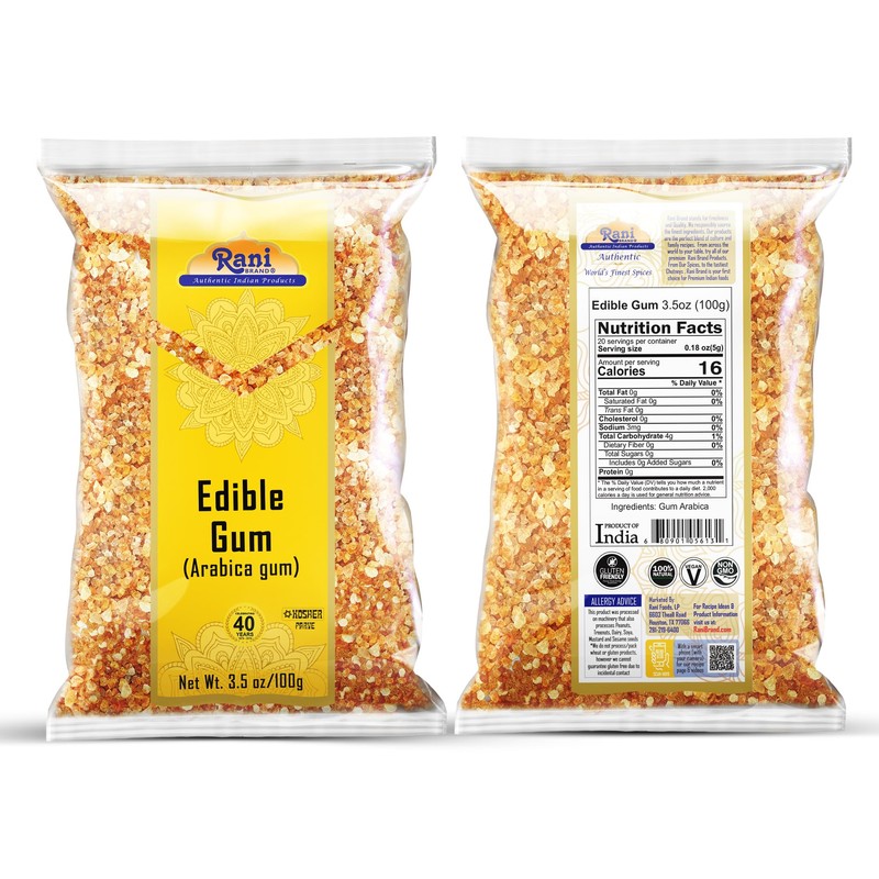 Rani Edible Gum Whole (Arabica Gum) 3.5oz (100g) ~ All