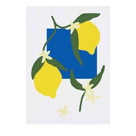 'Lemons And Leaves' Temporary Tattoo - Water Resistant, Skin-Safe, Non-Toxic Transfer (TO00073149)