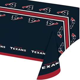 Trendware Houston Texans Plastic Tablecloths, 3 ct