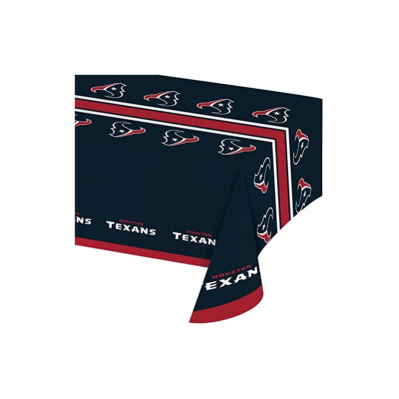 Trendware Houston Texans Plastic Tablecloths, 3 ct