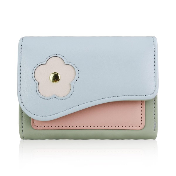 Andiker Womens Wallets, Trifold Soft Leather Wallet for Women with