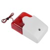 Sonew Flashing Light Strobe Siren, DC 12 V Wired Alarm