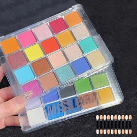 Nail art 20 colors, 3 types of press-on gradient nail powder (WC86F70) / 네일아트 20색 압착식 그라데이션 네일파우더 3종 (WC86F70)