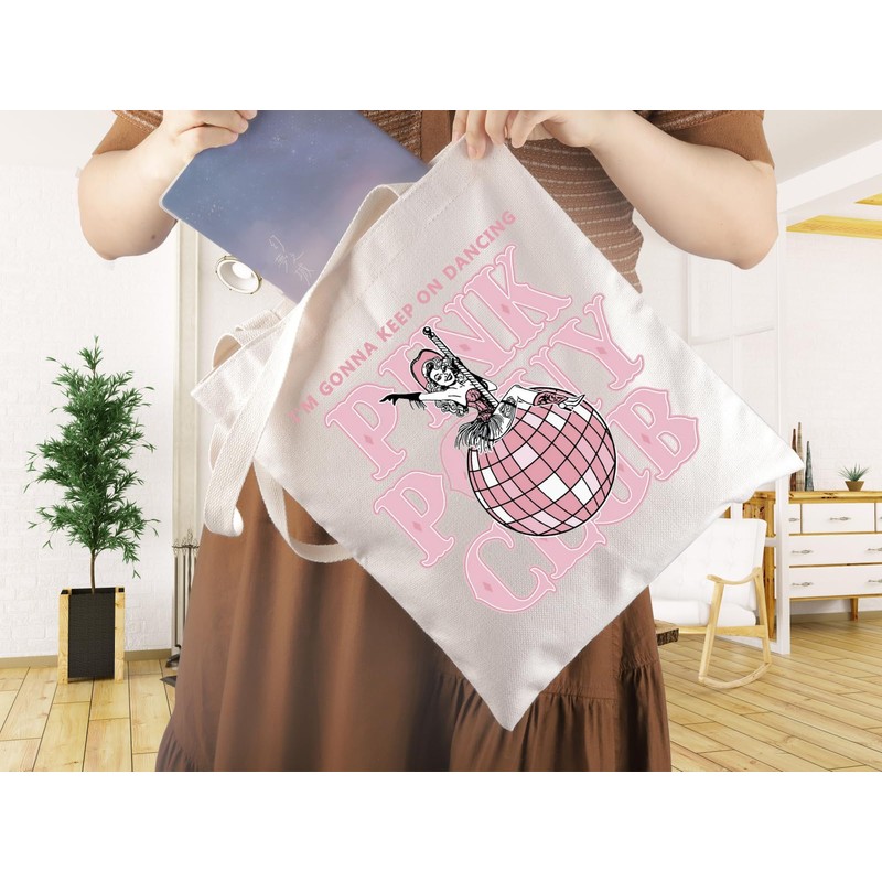 WCGXKO Singer Pink Tote Bag Pride Music Fan Gift Song