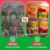 62PCS Thick Food Storage Containers with Airtight Lids for Meal
