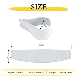 NICETOWN Strong Magnetic Curtain Tiebacks - Modern Simple Style Curtain Ties Backs Holdbacks Holders for Indoor/Outdoor Curtains (Greyish White, 15 X 4 Inches, Set of 4)