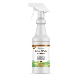 NaturVet Bitter Yuck No Chew Spray Horse Supplement – Helps Deter Chewing on Manes, Tails, Bandages, Wounds – No-Sting Water-Based Supplement for Horses – 32 Oz.
