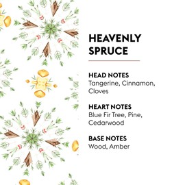 Maison Berger Heavenly Spruce Lampe Berger Refill, 1 Liter (33.8 fl oz), 2-in-1 Catalytic System, Neutralizes Odors and Diffuses Fragrance, Fir Tree, Pine Notes, Made in France