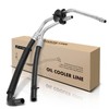 A-Premium Automatic Transmission Oil Cooler Line Hose Assembly Compatible with