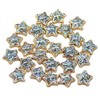 25pcs Iridescent Glitter Star Cabochons Flat Back – Resin Craft
